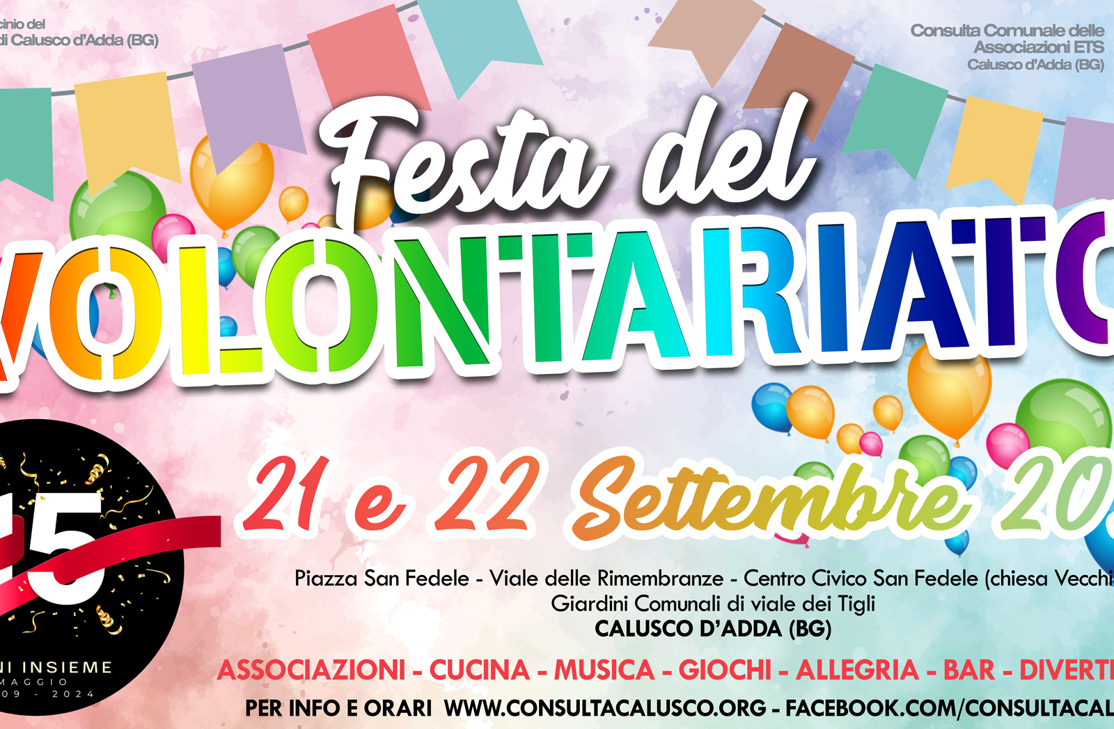 Festa del Volontariato 2024